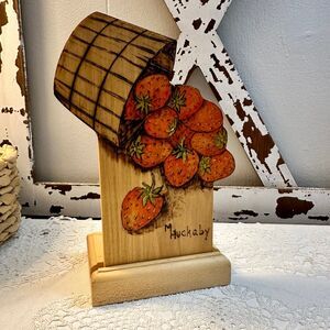 Vintage Strawberry Basket Napkin Holder